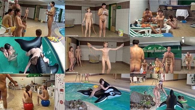 Nudists indoor dolphin ride - purenudism video Nudists indoor dolphin ride - purenudism video