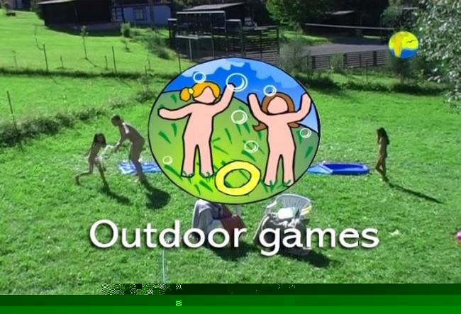 Outdoor games Naturist freedom family naturism video