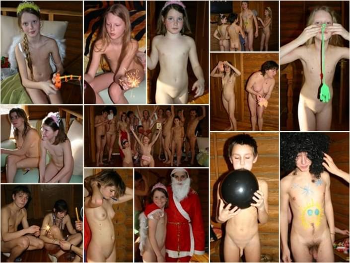 Nudism before the new year in the house of nudists photo Nudism before the new year in the house of nudists photo
