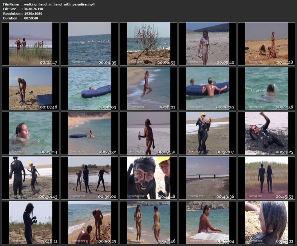 Walking hand in hand with paradise video Walking hand in hand with paradise video